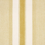 Schumacher Ipala Stripe Vinyl Ochre Wallpaper