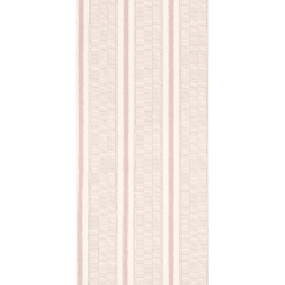 Schumacher Ipala Stripe Vinyl Blush Wallpaper