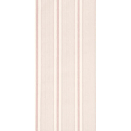 Schumacher Ipala Stripe Vinyl Blush Wallpaper
