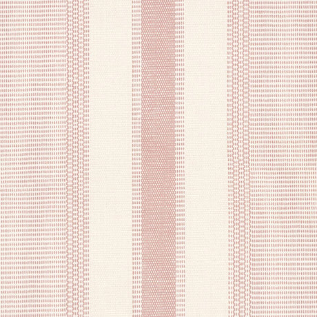 Schumacher Ipala Stripe Vinyl Blush Wallpaper