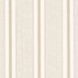 Schumacher Ipala Stripe Vinyl Bisque Wallpaper
