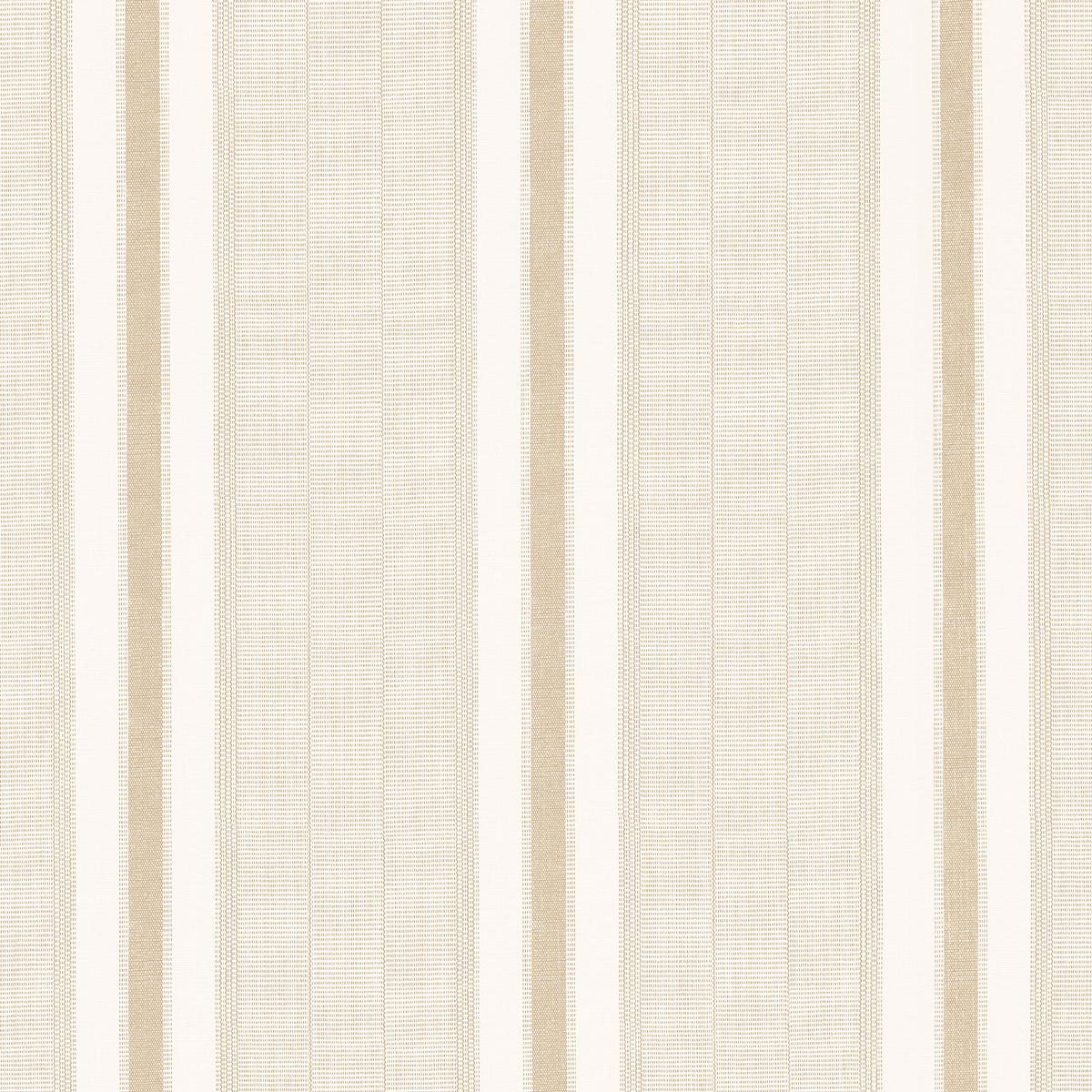 Schumacher Ipala Stripe Vinyl Bisque Wallpaper
