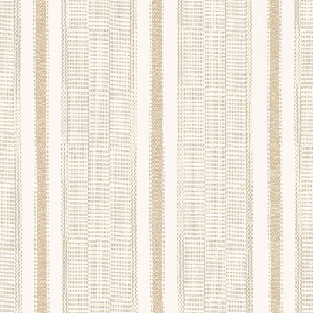 Schumacher Ipala Stripe Bisque Wallpaper