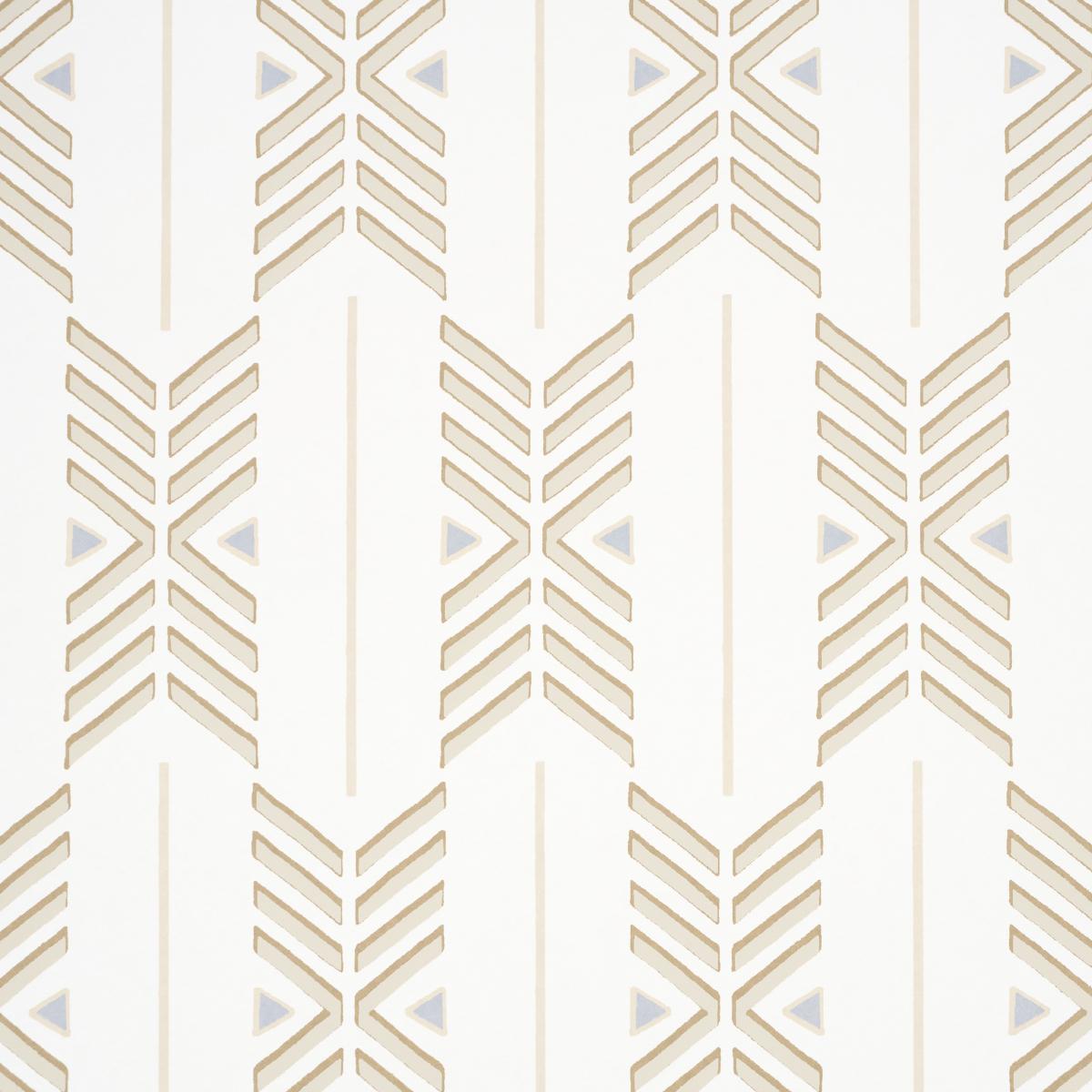 Schumacher Quiver Sesame Wallpaper