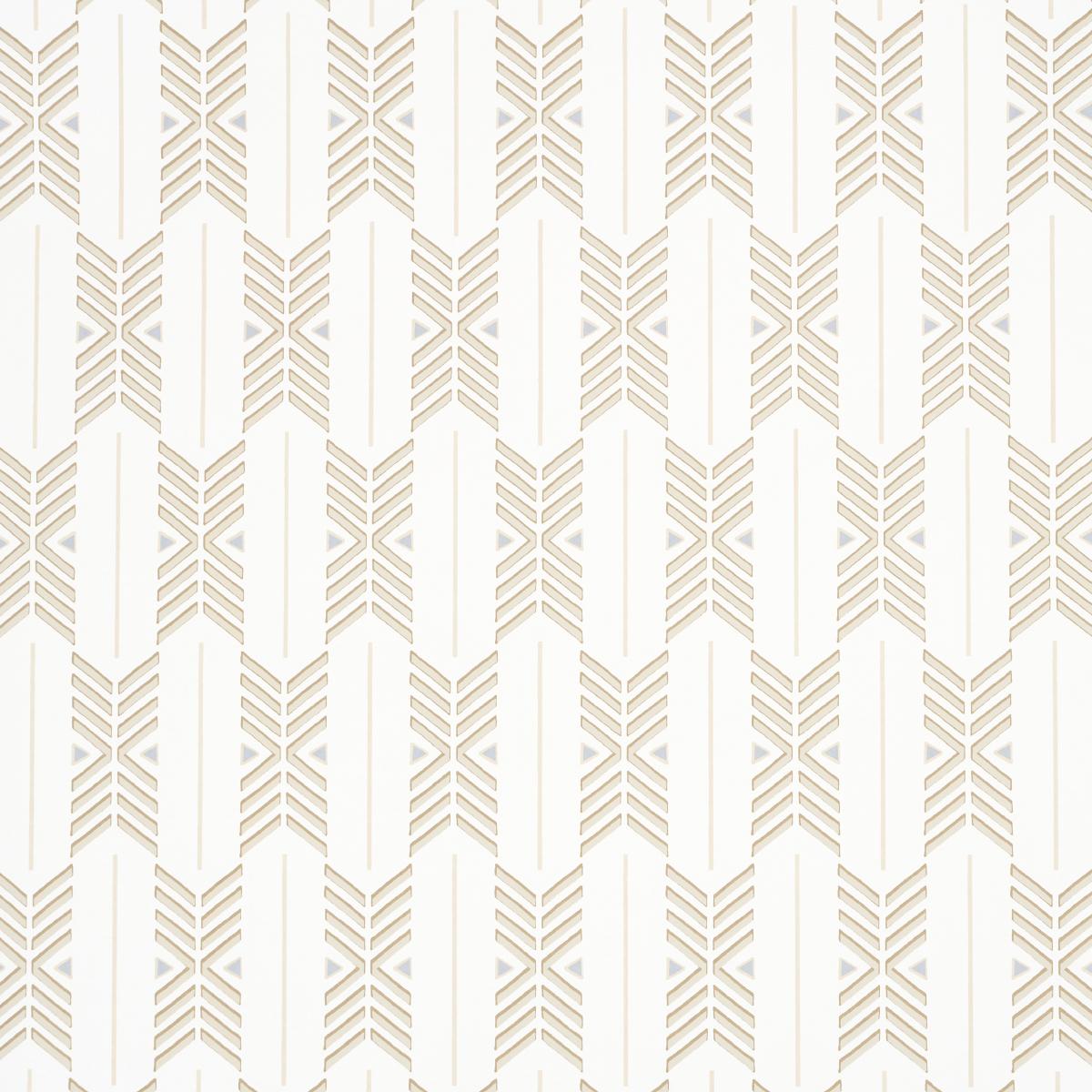 Schumacher Quiver Sesame Wallpaper