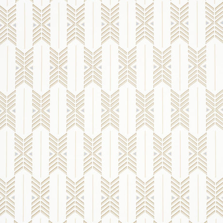 Schumacher Quiver Sesame Wallpaper