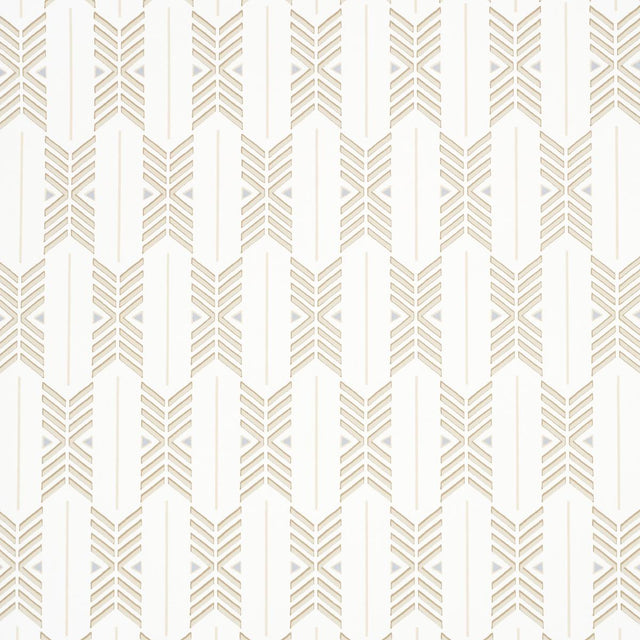 Schumacher Quiver Sesame Wallpaper
