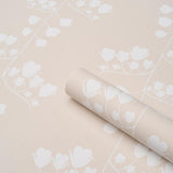 Schumacher Bleeding Hearts Neutral Wallpaper