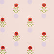 Schumacher Forget Me Dots Pink Wallpaper
