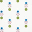 Schumacher Forget Me Dots Blue & Plum Wallpaper