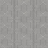 Borastapeter Geo Tribe Pewter Wallpaper