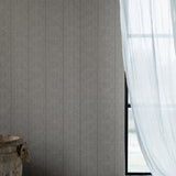 Borastapeter Geo Tribe Pewter Wallpaper
