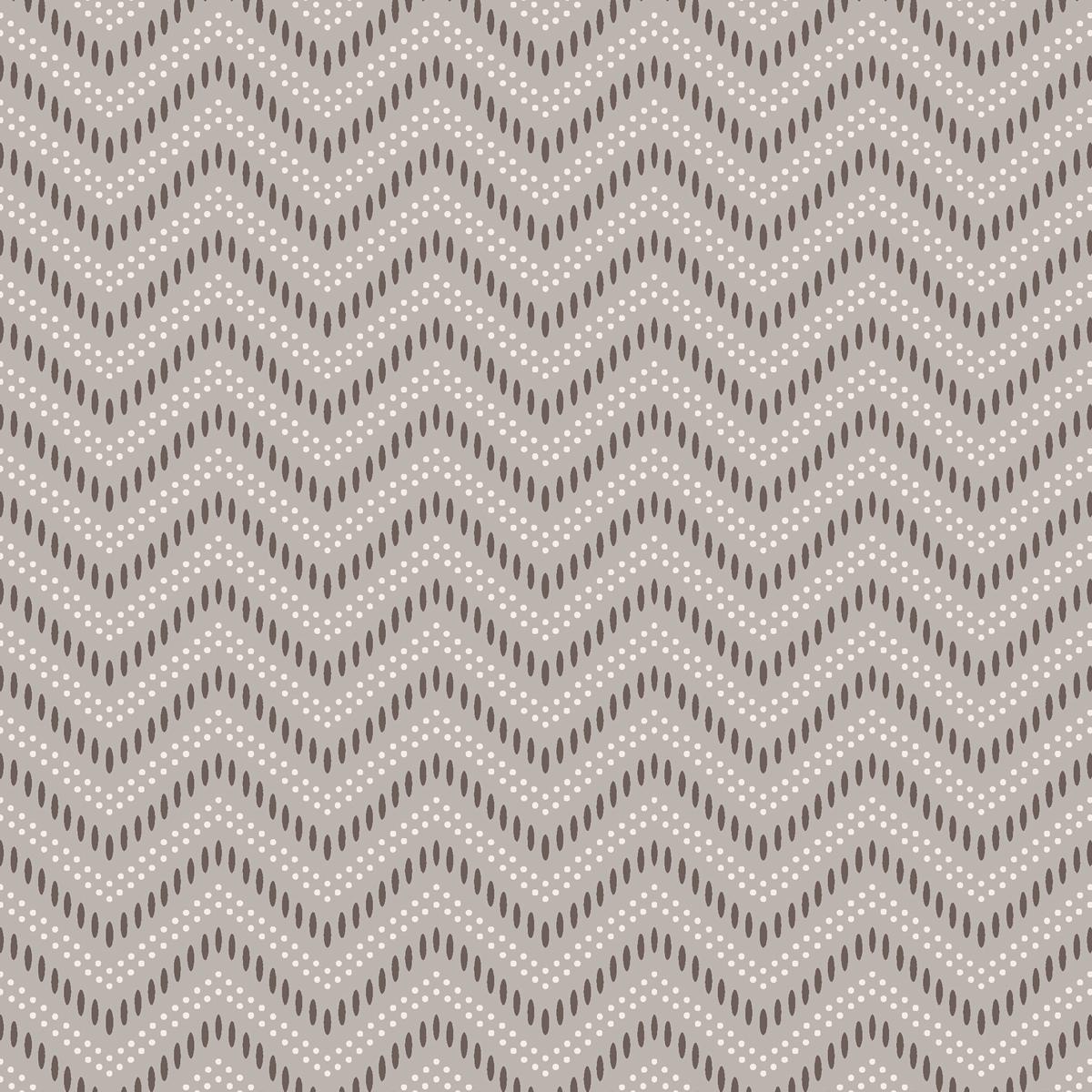 Borastapeter Chevron Dots Silver Wallpaper