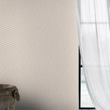 Borastapeter Chevron Dots Pearl Wallpaper