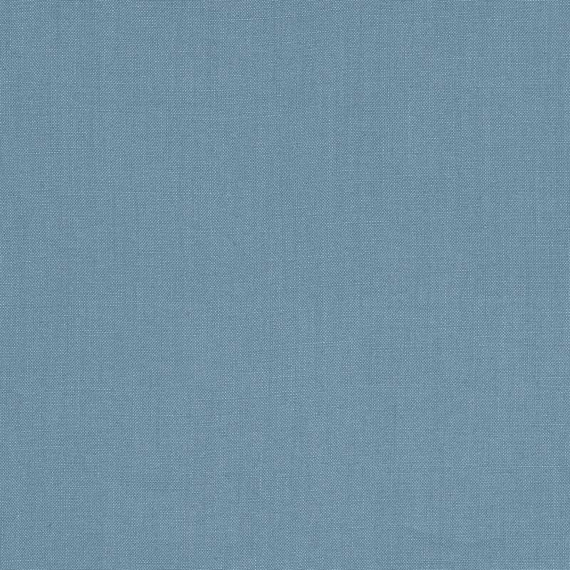 Schumacher Piet Performance Linen Sterling Blue Fabric