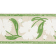 Schumacher Ivory & Leaf Adra Hand Blocked Tape