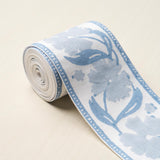 Schumacher Slate & Sky Adra Hand Blocked Tape