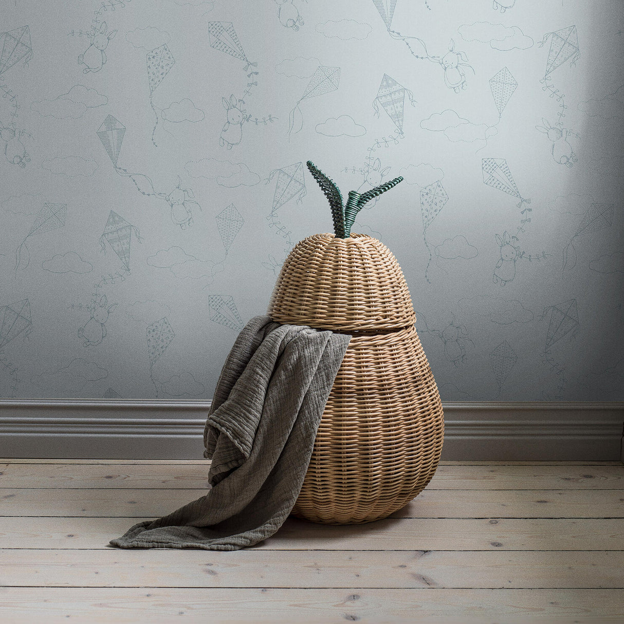 Borastapeter Up & Away Sky And Silver Wallpaper