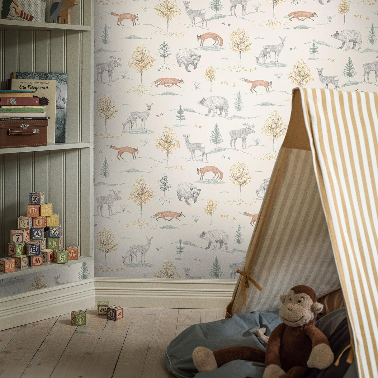 Borastapeter Up North Ivory Wallpaper