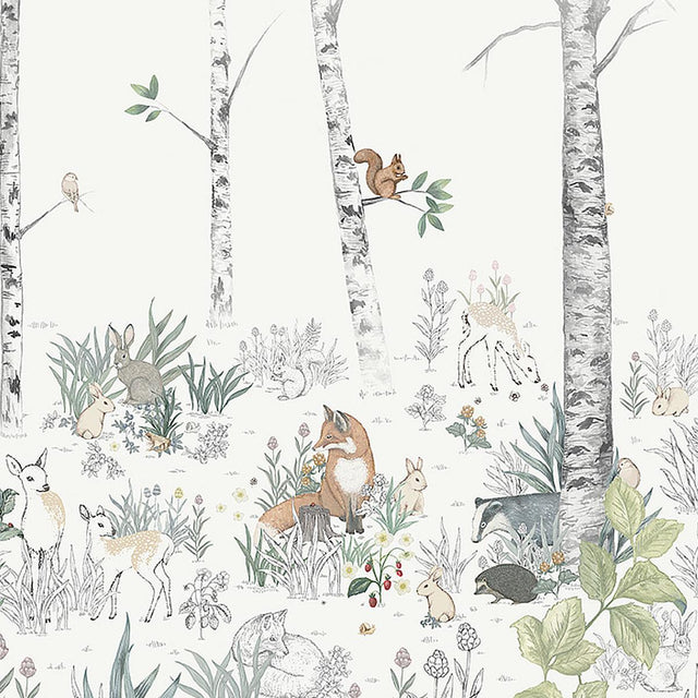 Borastapeter Ivory Magic Forest