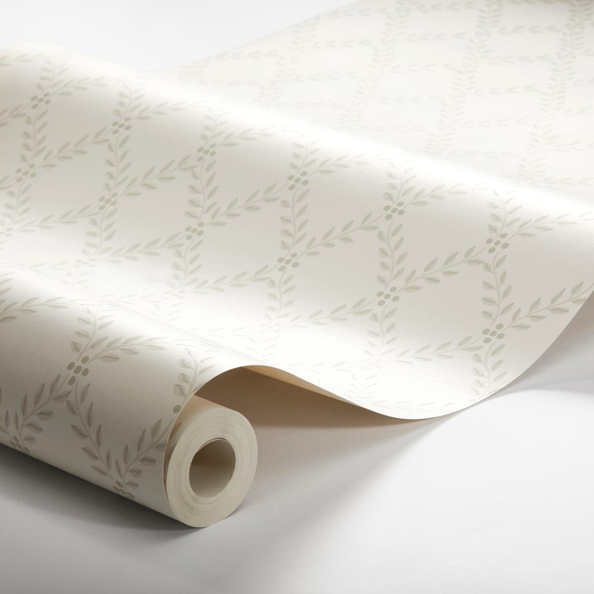 Borastapeter Trellis Leaves Natural Wallpaper