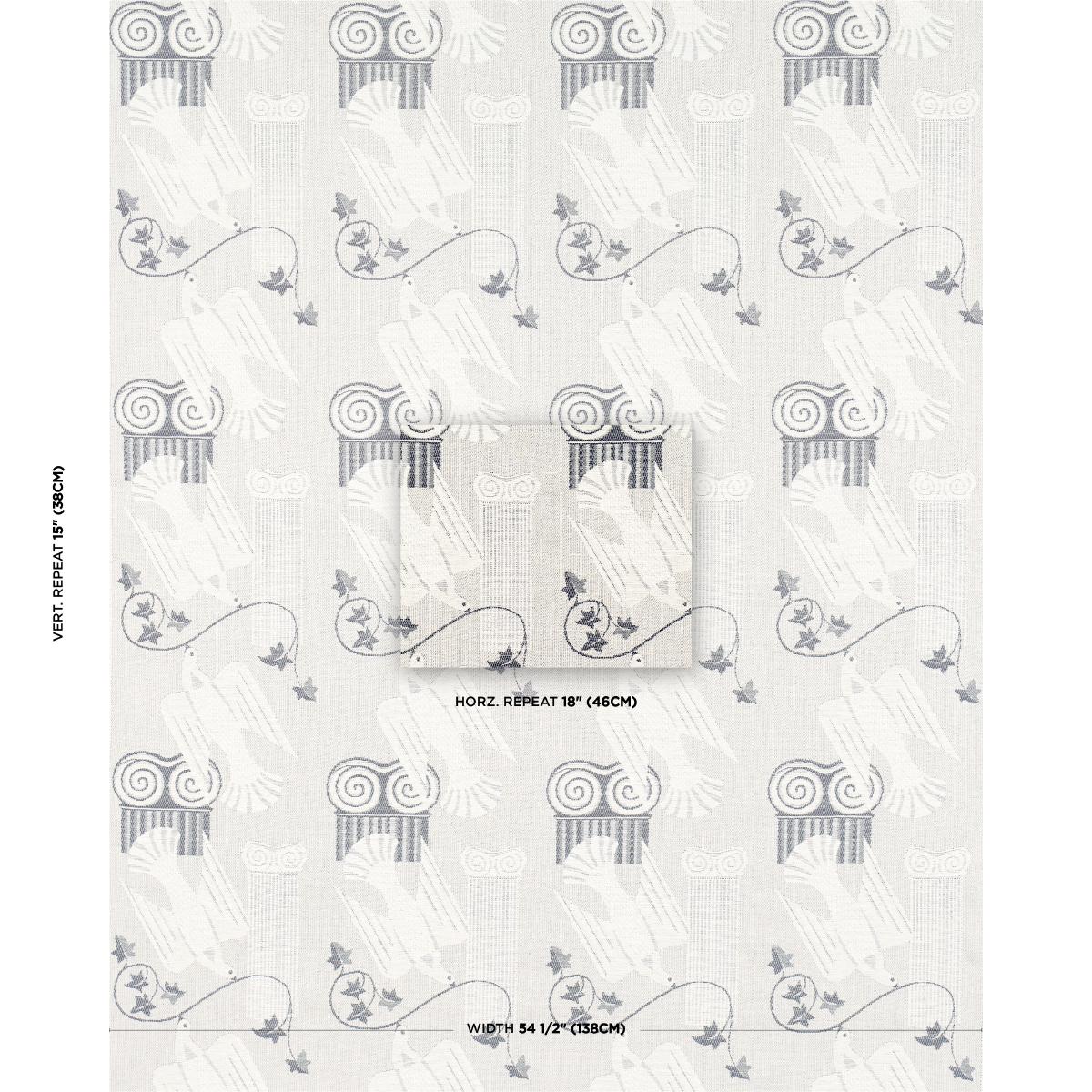 Schumacher Cyprus Limestone Fabric
