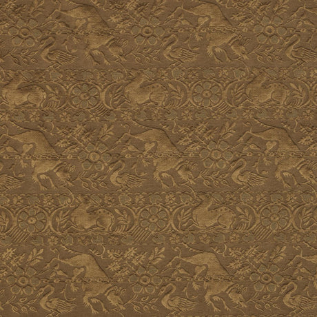 Schumacher Animali Bronze Fabric