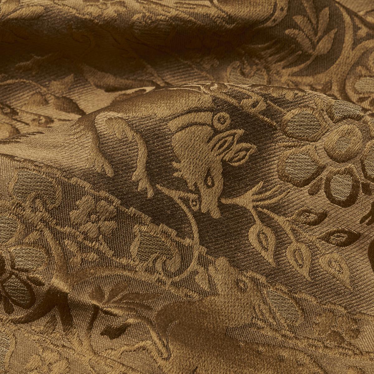 Schumacher Animali Bronze Fabric