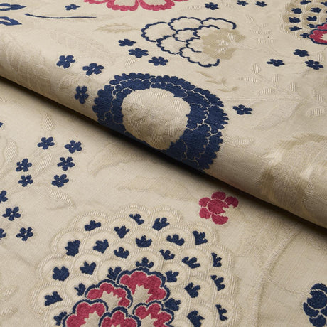 Schumacher Alessia Floral Parchment Fabric