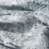 Schumacher Animali Slate Blue Fabric