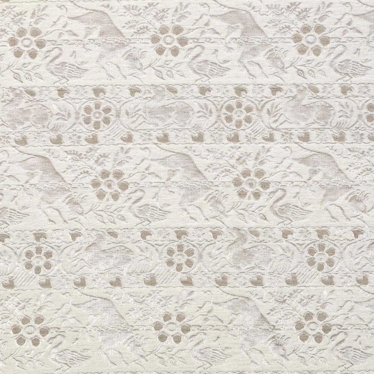 Schumacher Animali Stone Fabric