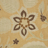 Schumacher Alessia Floral Gold Fabric