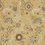 Schumacher Alessia Floral Gold Fabric