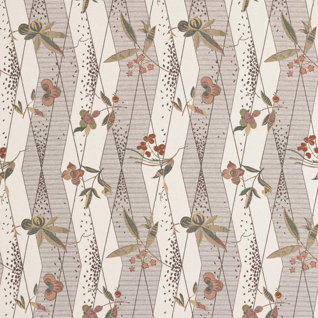 Schumacher Romola Floral Birch Fabric