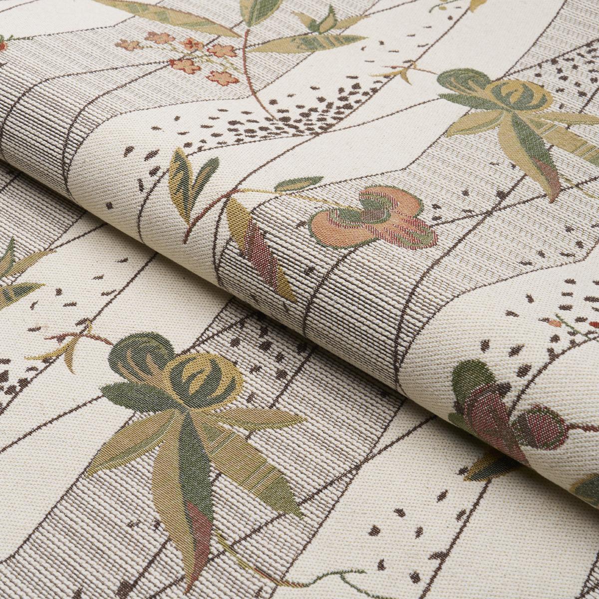 Schumacher Romola Floral Birch Fabric