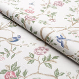 Schumacher Georgia Vine Ivory Fabric