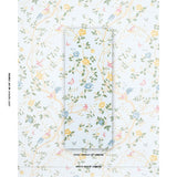 Schumacher Georgia Vine Sky Fabric