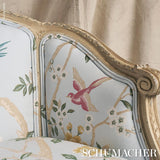 Schumacher Georgia Vine Sky Fabric