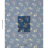 Schumacher Romola Floral Cadet Fabric