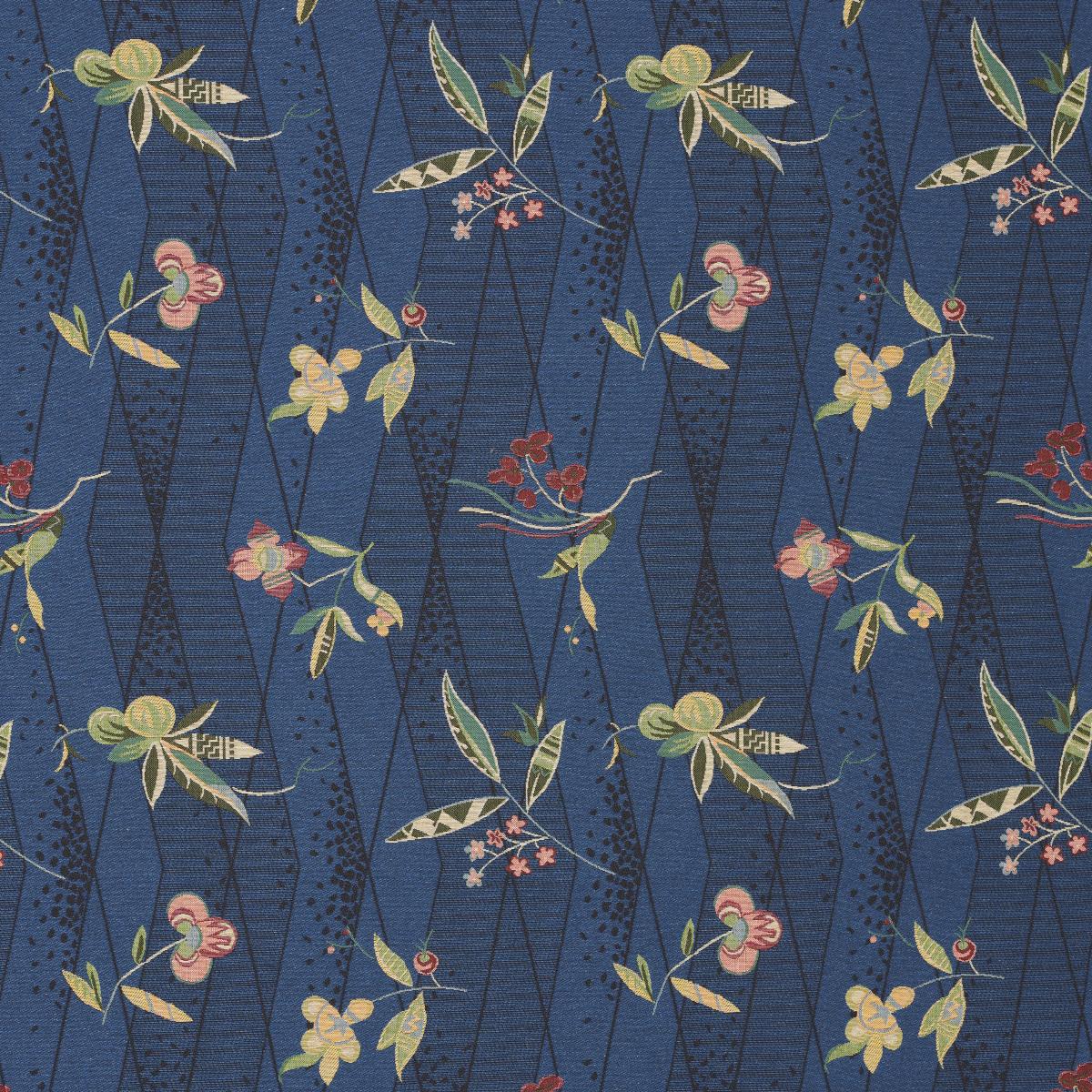 Schumacher Romola Floral Cadet Fabric