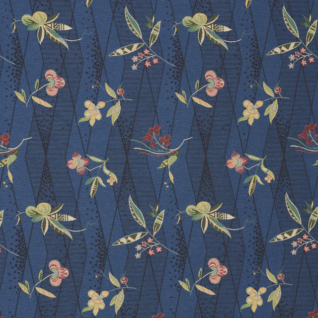 Schumacher Romola Floral Cadet Fabric