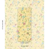Schumacher Georgia Vine Soft Yellow Fabric