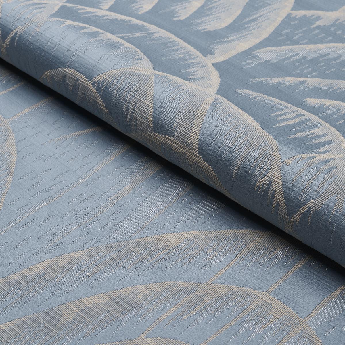 Schumacher Voussoir Moderne Slate Fabric