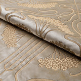 Schumacher Ombelli Jacquard Velvet Fawn Fabric