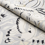 Schumacher Parrots Moderne Dove Fabric