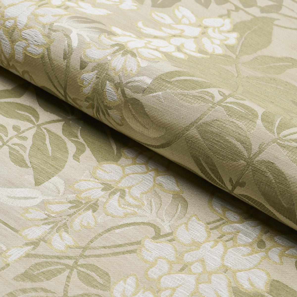 Schumacher Lucia Wisteria Moss Fabric