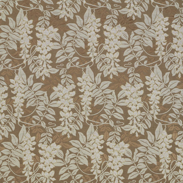 Schumacher Lucia Wisteria Sable Fabric