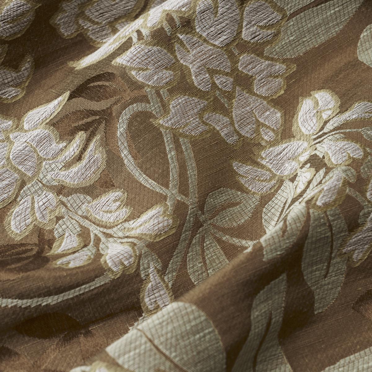 Schumacher Lucia Wisteria Sable Fabric