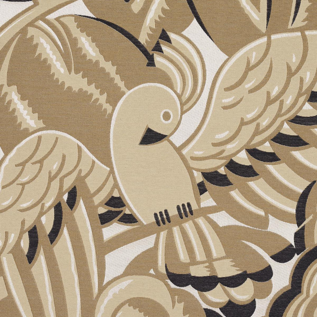 Schumacher Parrots Moderne Sandstone Fabric