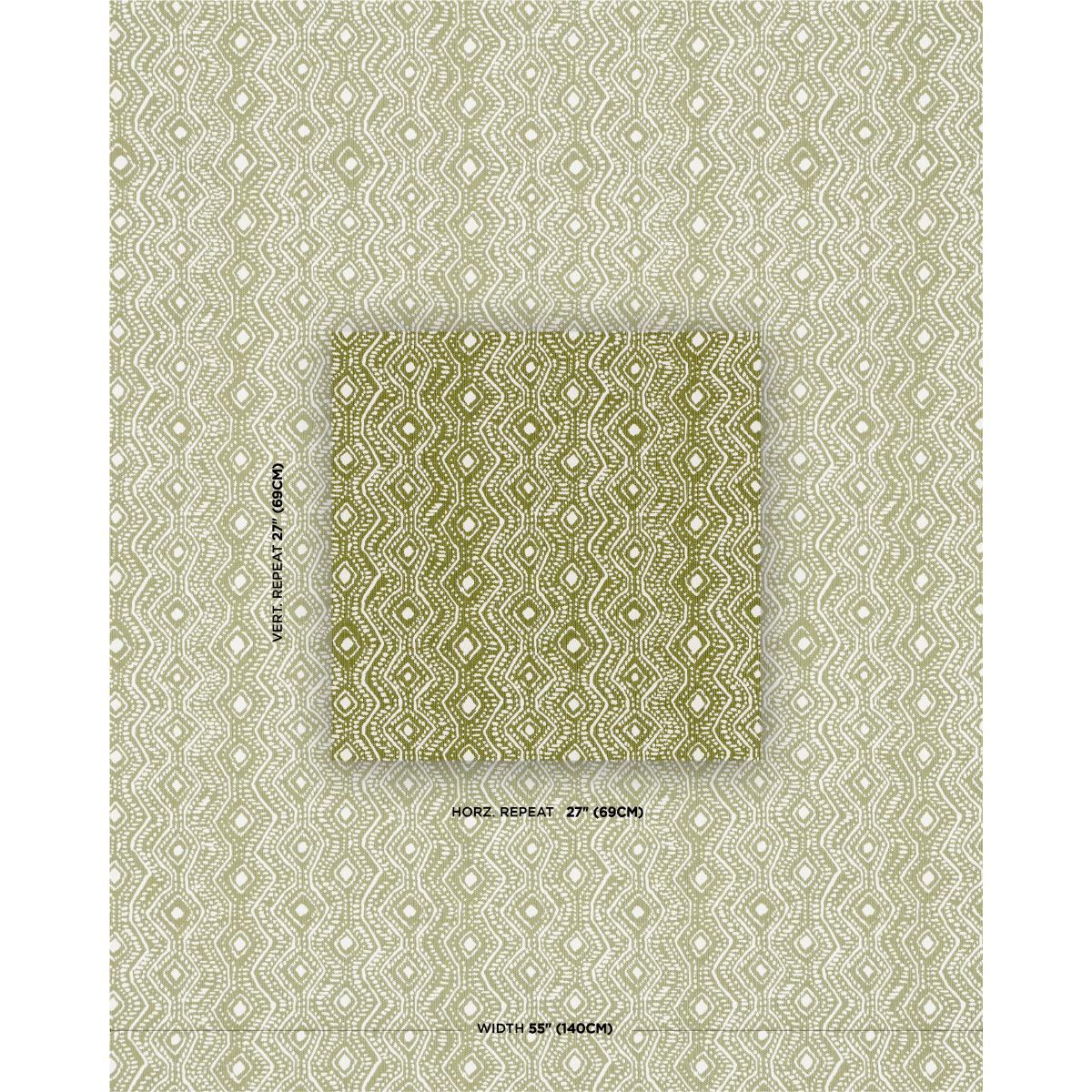 Schumacher Colma Indoor/Outdoor Verde Fabric
